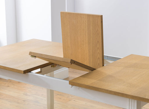 Delphine Oak & Ivory Extending Dining Table - Luminex FurnitureDining TableDAV011