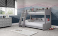 Dreamcatcher Triple Sleeper Light Grey – Space - Saving Bed - Luminex FurnitureBunk BedDOM102