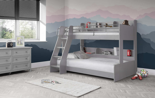 Dreamcatcher Triple Sleeper Light Grey – Space - Saving Bed - Luminex FurnitureBunk BedDOM102