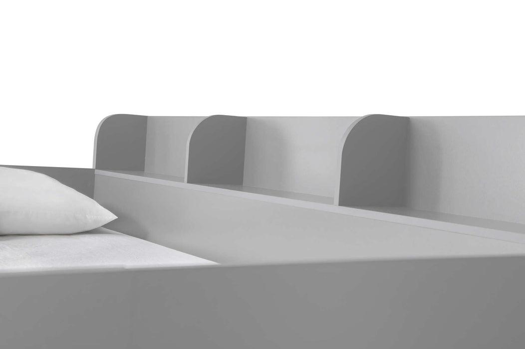 Dreamcatcher Triple Sleeper Light Grey – Space - Saving Bed - Luminex FurnitureBunk BedDOM102
