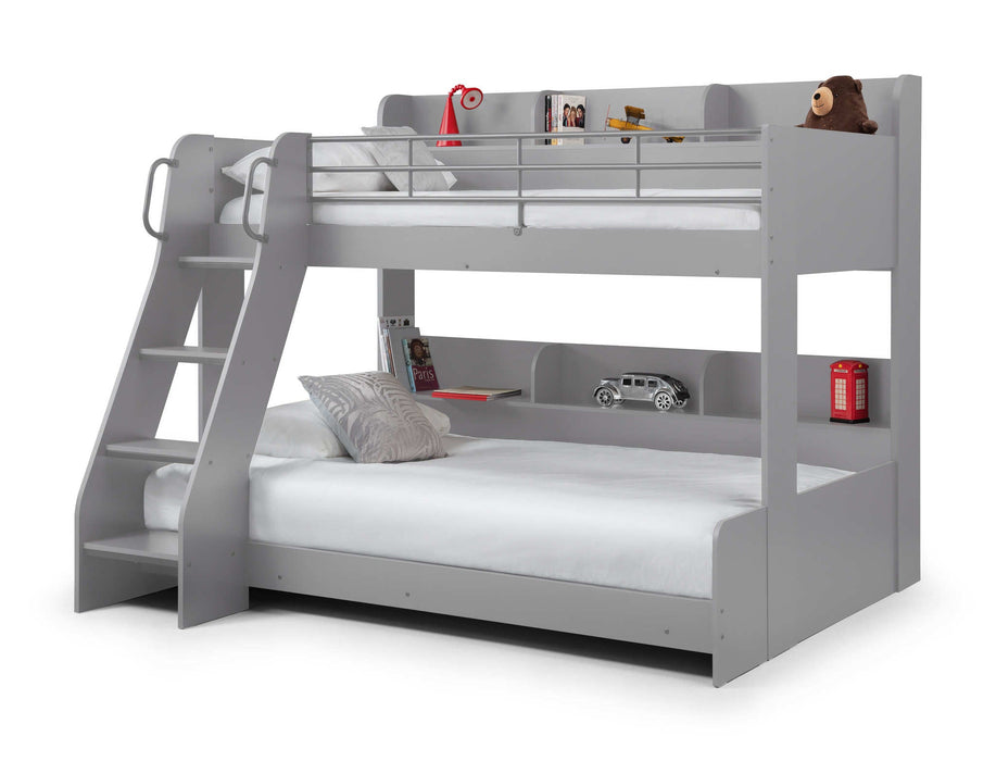 Dreamcatcher Triple Sleeper Light Grey – Space - Saving Bed - Luminex FurnitureBunk BedDOM102