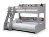 Dreamcatcher Triple Sleeper Light Grey – Space - Saving Bed - Luminex FurnitureBunk BedDOM102