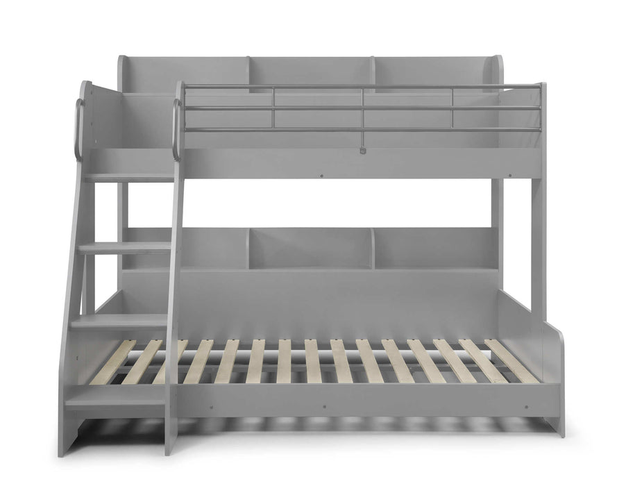Dreamcatcher Triple Sleeper Light Grey – Space - Saving Bed - Luminex FurnitureBunk BedDOM102