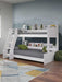 Dreamcatcher Triple Sleeper White – Space - Saving Bed - Luminex FurnitureBunk BedDOM101