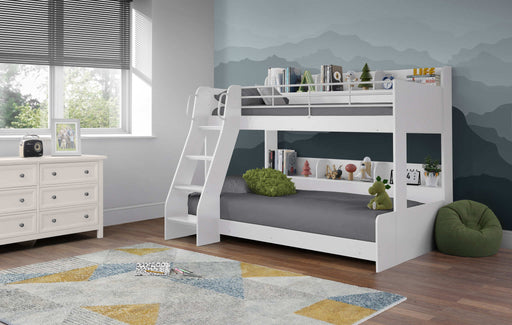Dreamcatcher Triple Sleeper White – Space - Saving Bed - Luminex FurnitureBunk BedDOM101