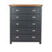 Dunkeld 5 drawer chest – Midnight Blue - LuminexFurnitureChest of DrawersDK215