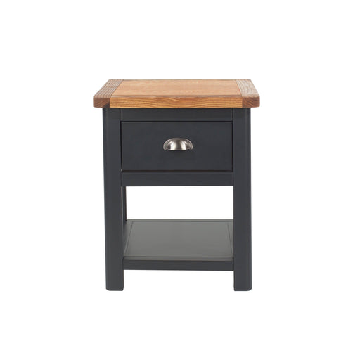 Dunkeld Bedside Table 1 Drawer Cabinet Midnight Blue - LuminexFurnitureBedside TableDK208