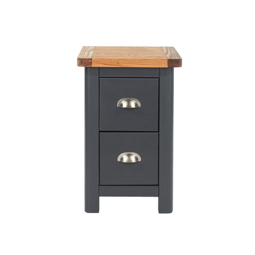 Dunkeld Bedside Table 2 Drawer Cabinet Midnight Blue - LuminexFurnitureBedside TableDK210