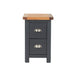 Dunkeld Bedside Table 2 Drawer Cabinet Midnight Blue - LuminexFurnitureBedside TableDK210