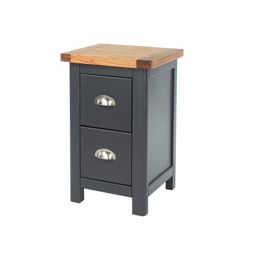 Dunkeld Bedside Table 2 Drawer Petite Cabinet Midnight Blue - LuminexFurnitureBedside TableDK209