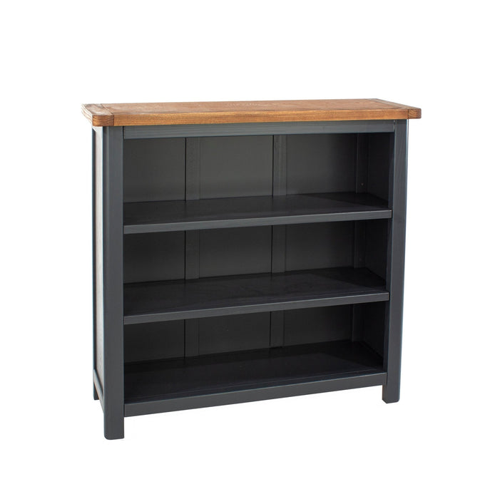 Dunkeld Bookcase Midnight Blue Low - LuminexFurnitureBookcaseDK311