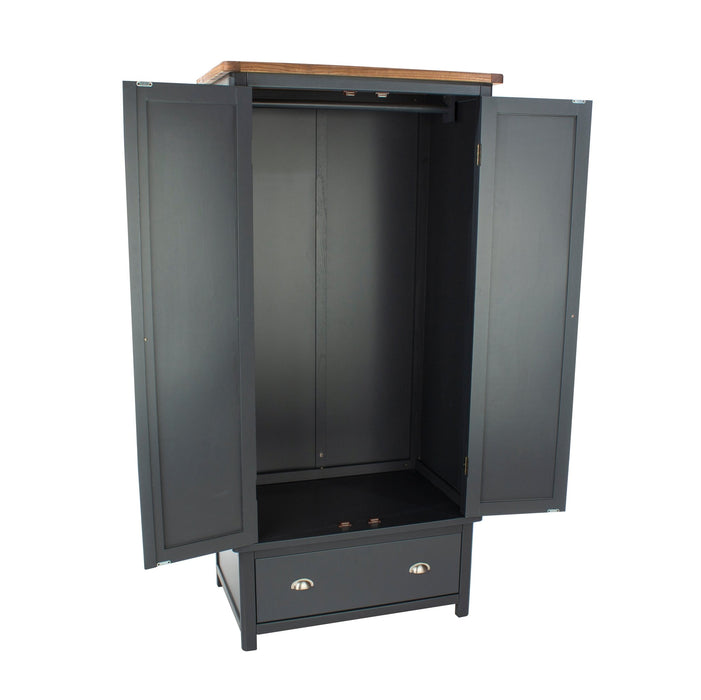 Dunkeld Wardrobe - Midnight Blue - LuminexFurnitureWardrobeDK221