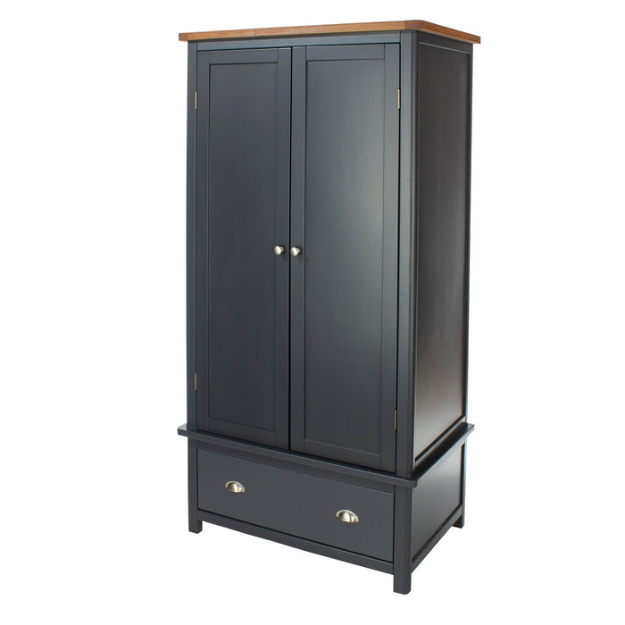 Dunkeld Wardrobe - Midnight Blue - LuminexFurnitureWardrobeDK221