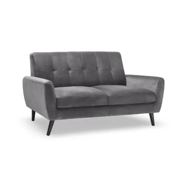 Eden 2 Seater Scandinavian Style Fabric Sofa – Dove, Grey, Dark Grey, Blue - Luminex FurnitureSofasMON521