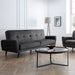 Eden Scandinavian Style Sofa – 2 or 3 Seater, Grey or Blue - Luminex FurnitureSofasMON521