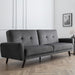 Eden Velvet Sofa Bed - Split - Back - Luminex FurnitureSofasMON524