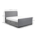Elara Light Grey with Drawers Bed - Luminex FurnitureFabric BedsCAP001
