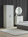 Elden 2 Door Wardrobe – Silk Grey Modern Bedroom Storage - Luminex FurnitureWardrobeALB004