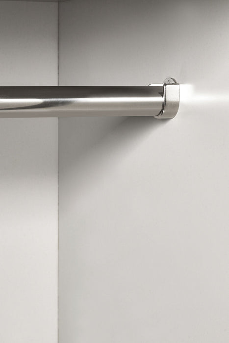 Elden 2 Door Wardrobe – Silk Grey Modern Bedroom Storage - Luminex FurnitureWardrobeALB004