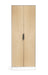 Elden 2 Door Wardrobe - White/Oak - Luminex FurnitureWardrobeALB024