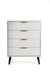 Elden 4 Drawer Wide Chest - Silk Grey - Luminex FurnitureChest of drawersALB002