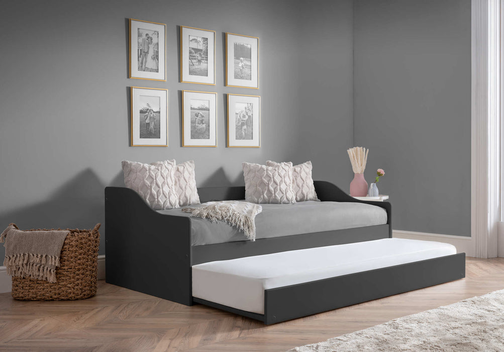 Ellery Day Bed – Anthracite Guest Bed Frame - Luminex FurnitureDay BedsELB003