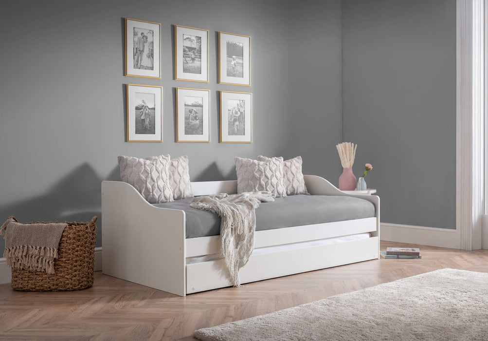 Ellery Day Bed – Surf White Guest Bed Frame - Luminex FurnitureDay BedsELB002
