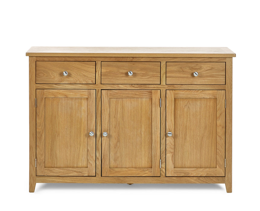 Eloise Large Oak Sideboard – 3 Drawers & 3 Cupboards - Luminex FurnitureSideboardMAL209