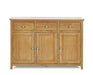 Eloise Large Oak Sideboard – 3 Drawers & 3 Cupboards - Luminex FurnitureSideboardMAL209