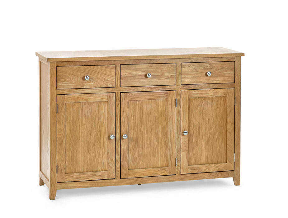 Eloise Large Oak Sideboard – 3 Drawers & 3 Cupboards - Luminex FurnitureSideboardMAL209
