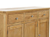 Eloise Large Oak Sideboard – 3 Drawers & 3 Cupboards - Luminex FurnitureSideboardMAL209