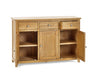 Eloise Large Oak Sideboard – 3 Drawers & 3 Cupboards - Luminex FurnitureSideboardMAL209
