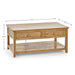 Eloise Oak Coffee Table with Drawers - Luminex FurnitureCoffee TableMAL204