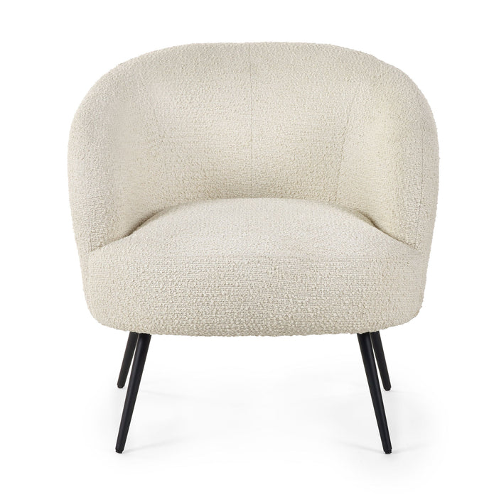 Elowen Boucle Accent Chair - Ivory - Luminex FurnitureOccasional ChairsGIG001