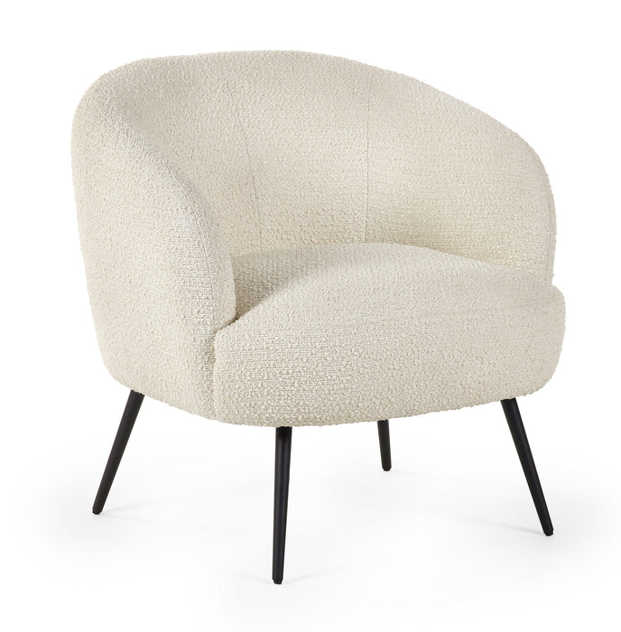 Elowen Boucle Accent Chair - Ivory - Luminex FurnitureOccasional ChairsGIG001