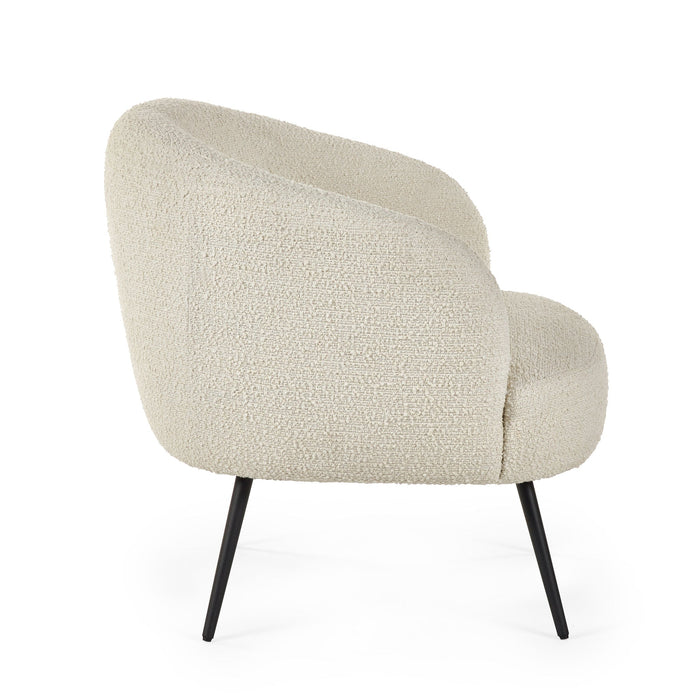 Elowen Boucle Accent Chair - Ivory - Luminex FurnitureOccasional ChairsGIG001