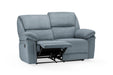 Elysian Grey Fabric 2 Seater Recliner Sofa - Luminex FurnitureSofaselio_recliner_sofa_grey_fabric_2_seater