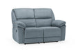Elysian Grey Fabric 2 Seater Recliner Sofa - Luminex FurnitureSofaselio_recliner_sofa_grey_fabric_2_seater