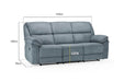 Elysian Grey Fabric 3 Seater Recliner Sofa - Luminex FurnitureSofaselio_recliner_sofa_grey_fabric_3_seater