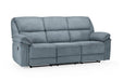 Elysian Grey Fabric 3 Seater Recliner Sofa - Luminex FurnitureSofaselio_recliner_sofa_grey_fabric_3_seater