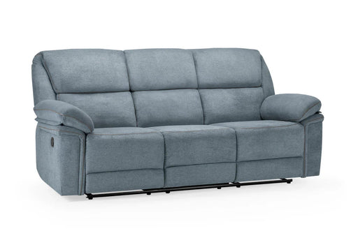 Elysian Grey Fabric 3 Seater Recliner Sofa - Luminex FurnitureSofaselio_recliner_sofa_grey_fabric_3_seater
