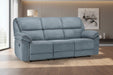 Elysian Grey Fabric 3 Seater Recliner Sofa - Luminex FurnitureSofaselio_recliner_sofa_grey_fabric_3_seater