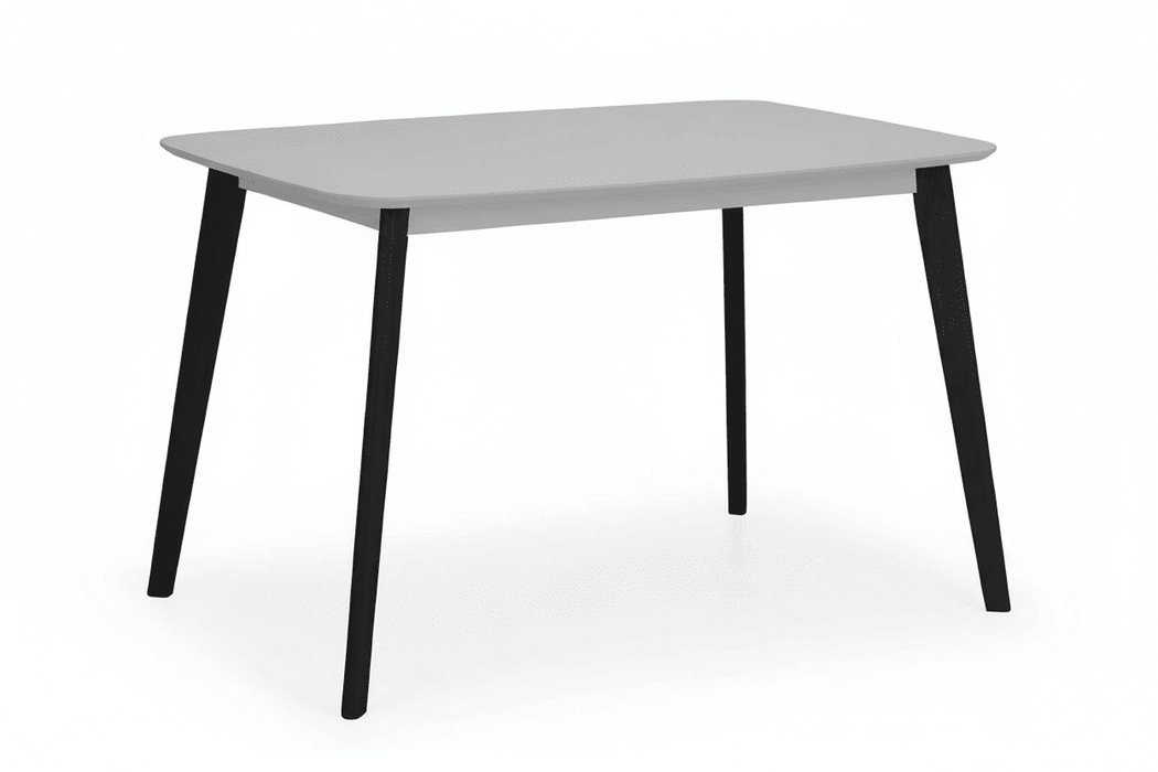 Emilia Rectangular Dining Table - Grey/Black or White/Oak - Luminex FurnitureDining TableCAS203