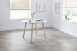 Emilia Round Dining Table - White/Oak - Luminex FurnitureDining TableCAS201