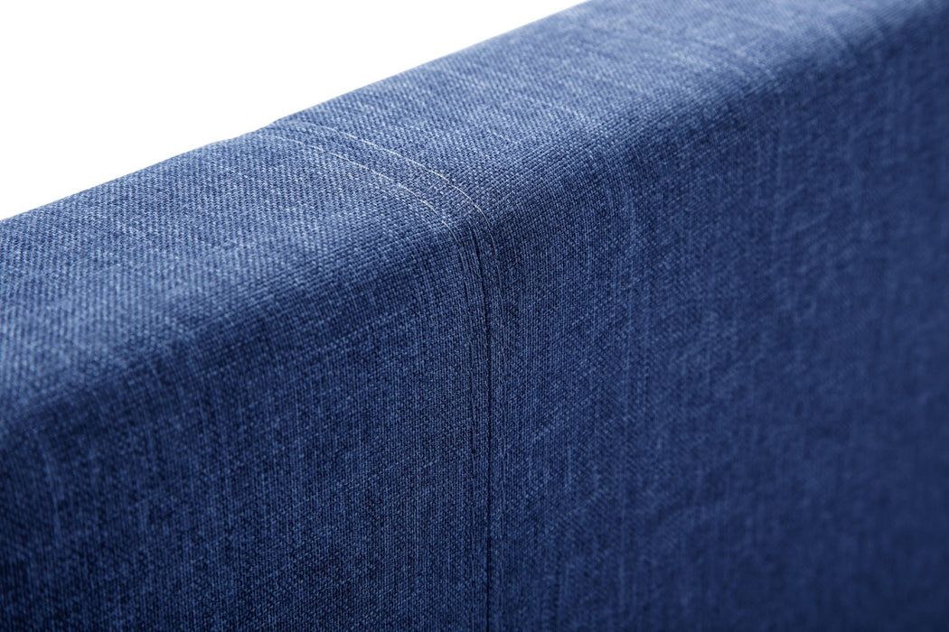 Esme Bed Dark Blue - Luminex FurnitureFabric BedsRIA111