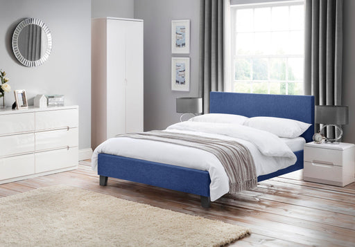 Esme Bed Dark Blue - Luminex FurnitureFabric BedsRIA112