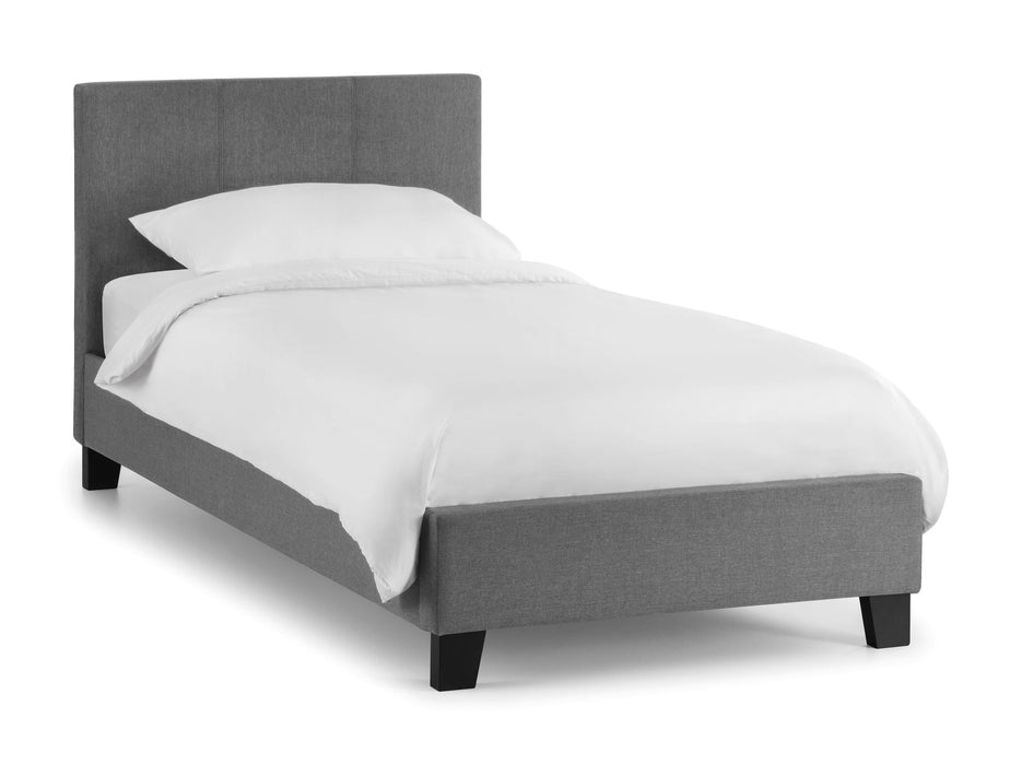 Esme Bed – Light Grey - Luminex FurnitureFabric BedsRIA101