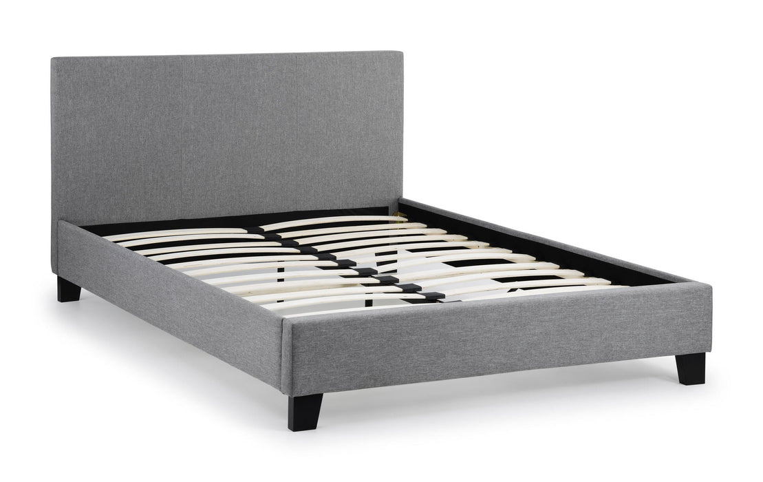 Esme Bed – Light Grey - Luminex FurnitureFabric BedsRIA102