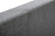 Esme Bed – Light Grey - Luminex FurnitureFabric BedsRIA102
