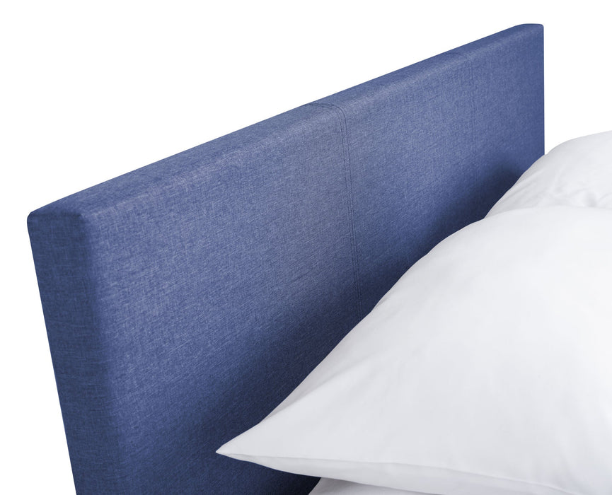 Esme Ottoman Storage Bed Light Grey - Luminex FurnitureFabric BedsRIA302
